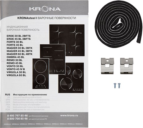 фото: Варочная панель Krona ERDE 30 BL 2BFTS