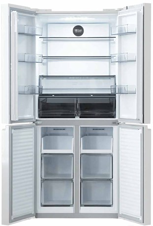 фото: Холодильник Centek CT-1744 NF white glass