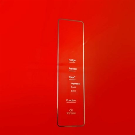 фото: Холодильник Centek CT-1745 NF red glass