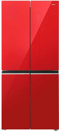 фото: Холодильник Centek CT-1744 NF red glass