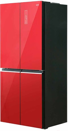 фото: Холодильник Centek CT-1744 NF red glass