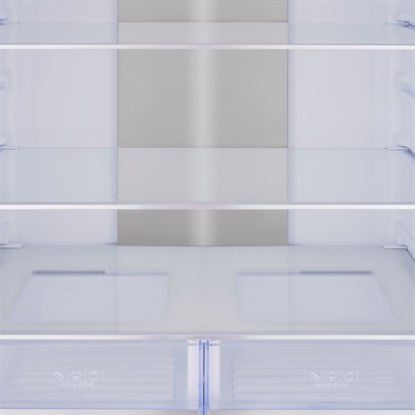 фото: Холодильник Tesler RCD-482I white glass