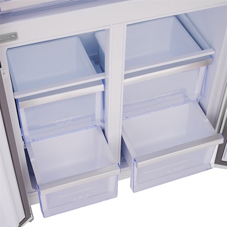 фото: Холодильник Tesler RCD-482I white glass