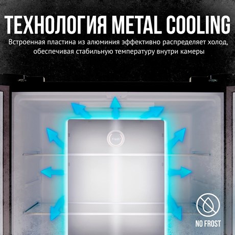 фото: Холодильник Tesler RCD-482I white glass