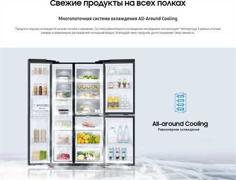 фото: Холодильник Samsung RS62R50312C/WT