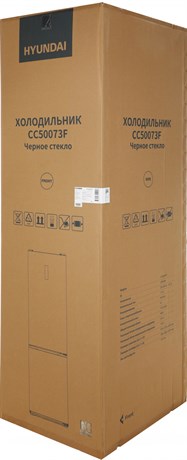 фото: Холодильник Hyundai CC50073F черный