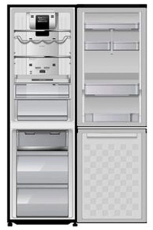 фото: Холодильник Hitachi R-BG410PUC6 GBK