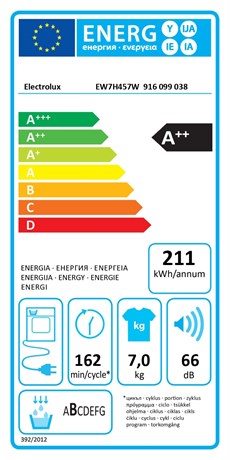 фото: Сушильная машина Electrolux EW7H457W