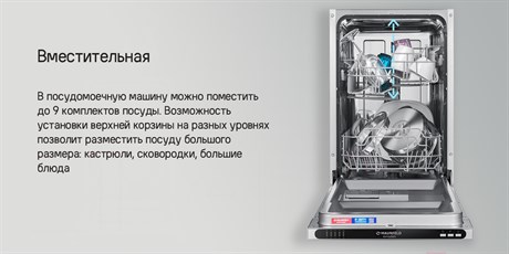 фото: Посудомоечная машина Maunfeld MLP4529A01 Light Beam