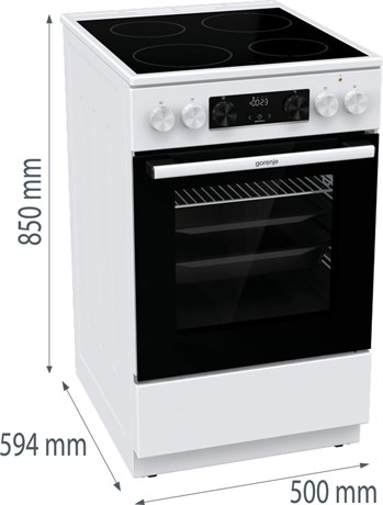 фото: Электрическая плита Gorenje GEC5C42WG