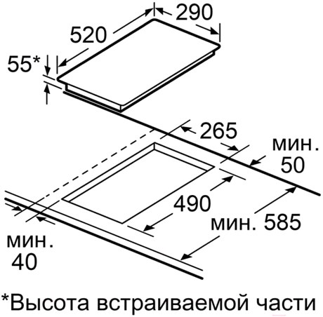 фото: Варочная панель Maunfeld CVI292S2FWHD Inverter