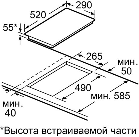 фото: Варочная панель Maunfeld CVI292S2BWHA Inverter