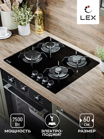 фото: Варочная панель LEX GVG 643A BBL