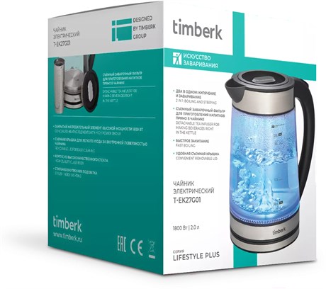 фото: Электрический чайник Timberk T-EK27G01