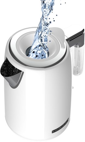 фото: Электрический чайник Polaris PWK 1746CA Water Way Pro белый