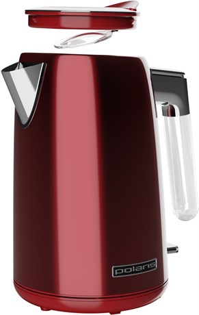 фото: Электрический чайник Polaris PWK 1746CA Water Way Pro красный
