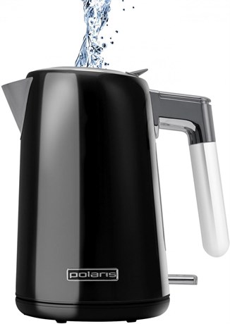 фото: Электрический чайник Polaris PWK 1746CA Water Way Pro черный