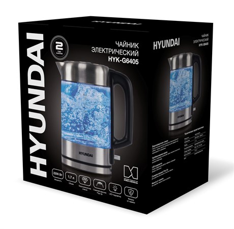 фото: Электрический чайник Hyundai HYK-G6405
