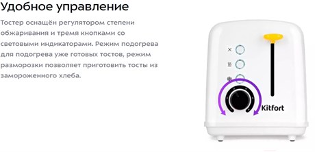 фото: Тостер Kitfort KT-6226