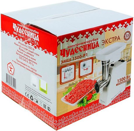 фото: Мясорубка Чудесница Экстра ЭМШ 1500-Р1