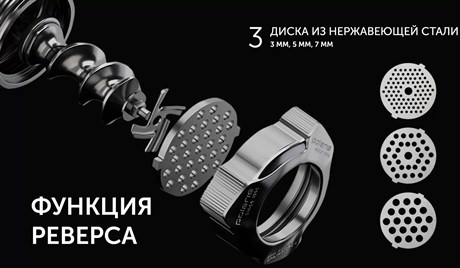 фото: Мясорубка Polaris PMG 2585A