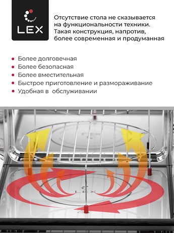 фото: Микроволновая печь LEX BIMO 25.03 Inox