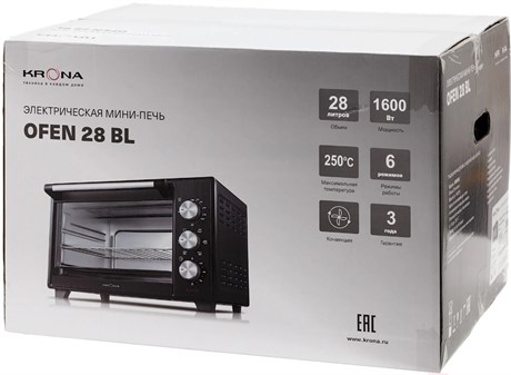 фото: Минипечь Krona Ofen 28 BL