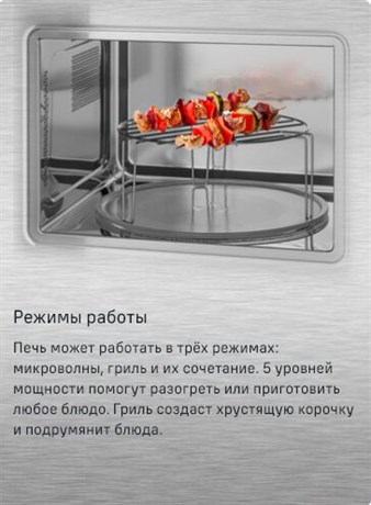 фото: Микроволновая печь Maunfeld MBMO820SGW09