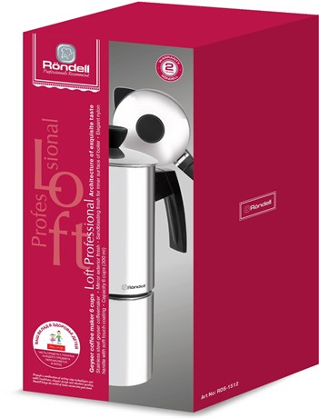 фото: Кофеварка Rondell RDS-1512 Loft Professional