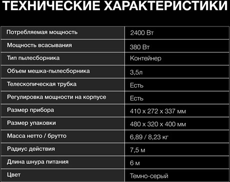 фото: Пылесос Hyundai HYV-C4500