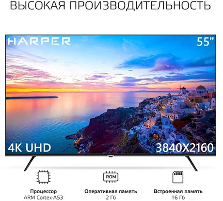 фото: Телевизор Harper 55U771TS