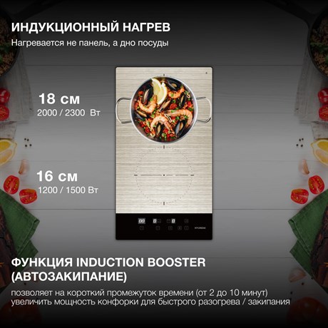 фото: Варочная панель Hyundai HHI 3772 GR