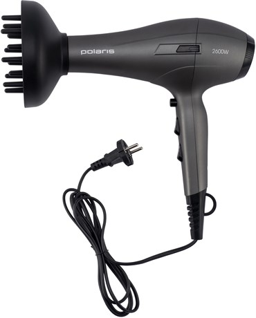 фото: Фен Polaris PHD 2600ACi Salon Hair серый