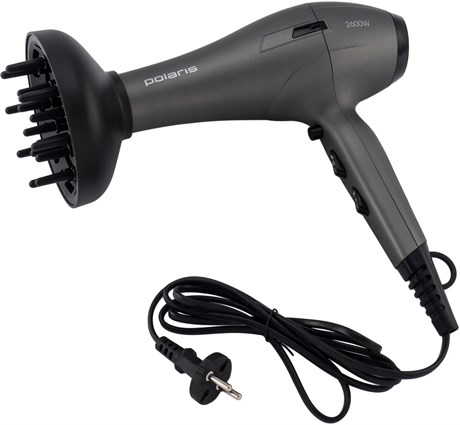 фото: Фен Polaris PHD 2600ACi Salon Hair серый