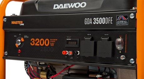 фото: Генератор Daewoo GDA 3500