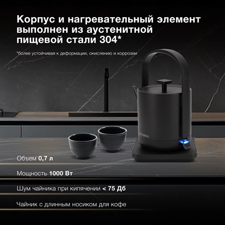 фото: Электрический чайник Hyundai HYK-S2507