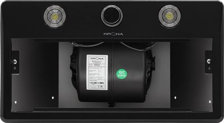 фото: Кухонная вытяжка Krona Sven 600 black one knob