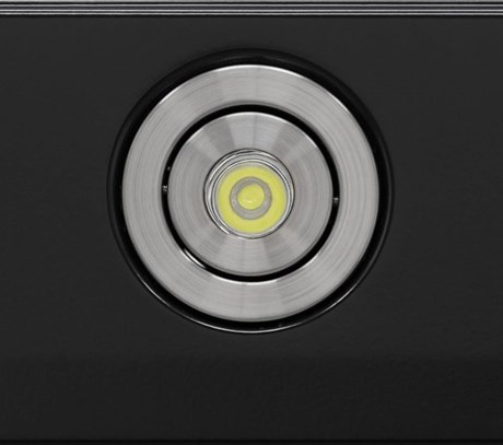 фото: Кухонная вытяжка Krona Sven 600 black one knob