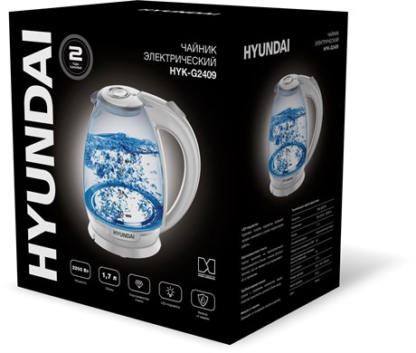 фото: Электрический чайник Hyundai HYK-G2409