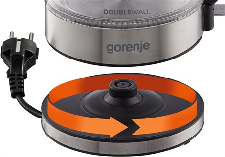 фото: Электрический чайник Gorenje K17GDW