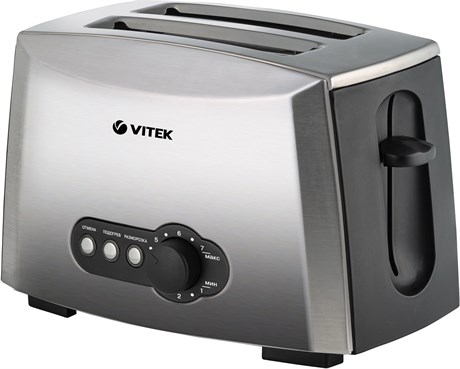 фото: Тостер Vitek VT-7162 серебристый