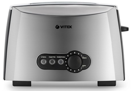 фото: Тостер Vitek VT-7162 серебристый
