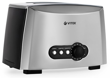 фото: Тостер Vitek VT-7162 серебристый