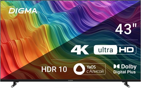 фото: Телевизор Digma DM-LED43UBB33