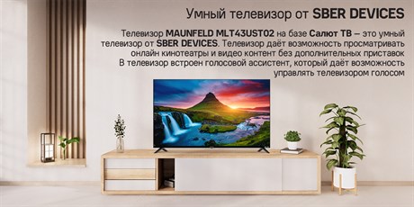 фото: Телевизор Maunfeld MLT43UST02