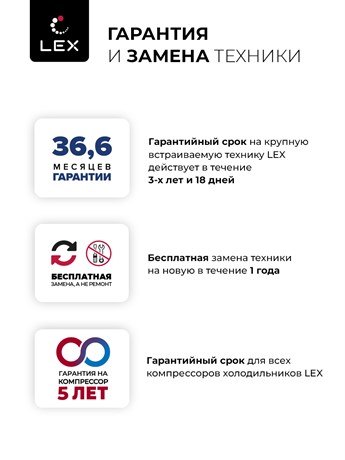 фото: Холодильник LEX LBI400SB