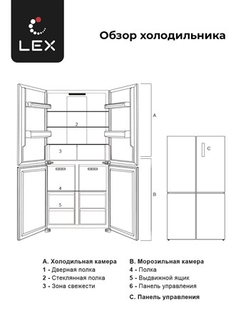 фото: Холодильник LEX LCD505GlGID