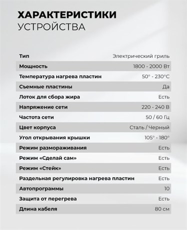 фото: Гриль LEX LXGR 5006