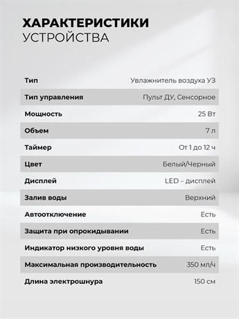 фото: Увлажнитель воздуха LEX LXHU 8150