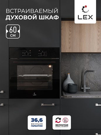фото: Духовой шкаф LEX EDM 045 BBL